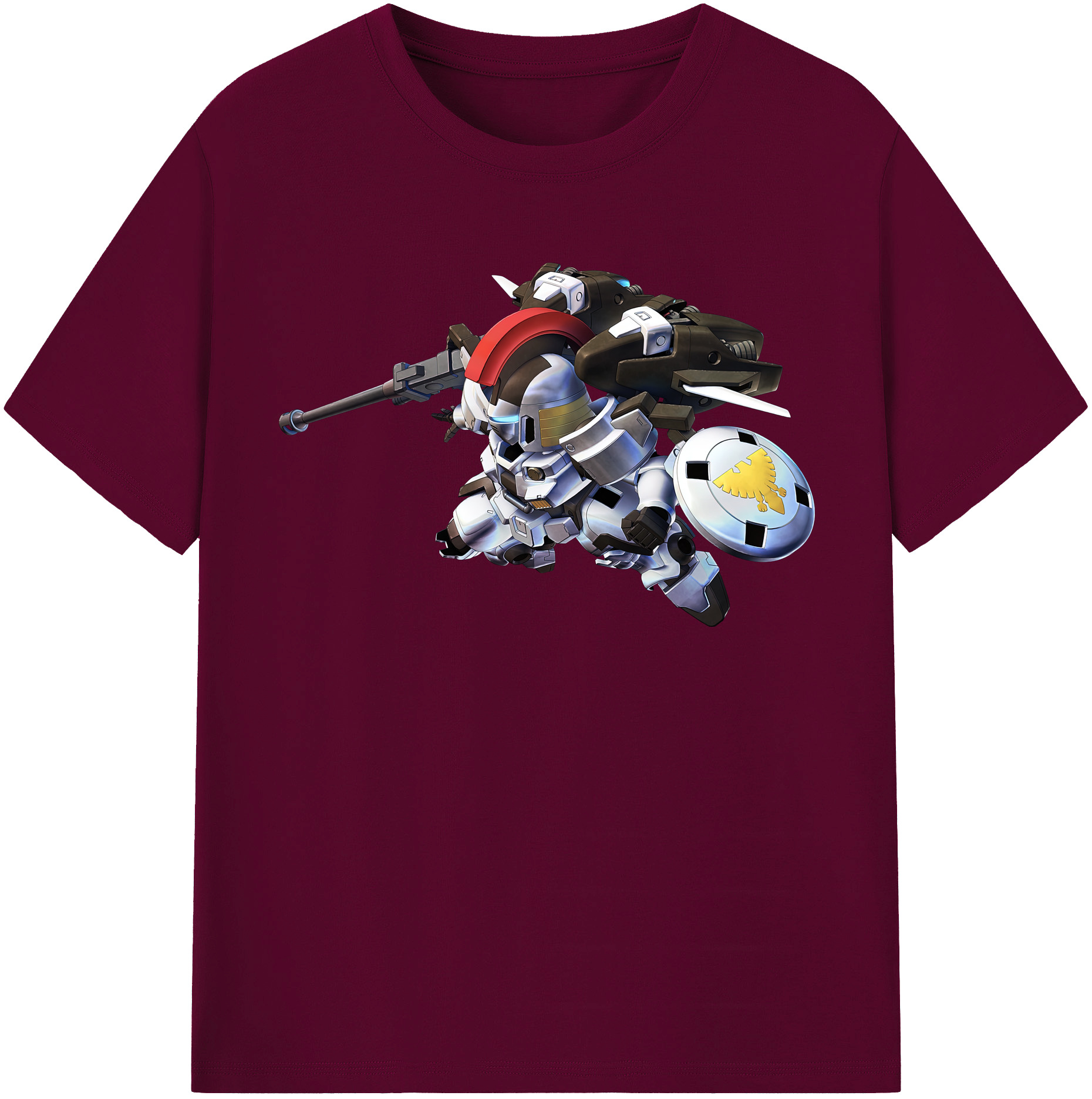 （画像用） 機動戦士ガンダム Mobile Suit Gundam レディースカジュアルプリントTシャツ（綿100％）